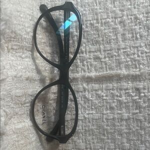 Authentic CHANEL matte and shiny Black  3316 c.501 size 52-16